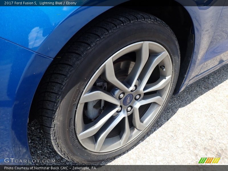 Lightning Blue / Ebony 2017 Ford Fusion S