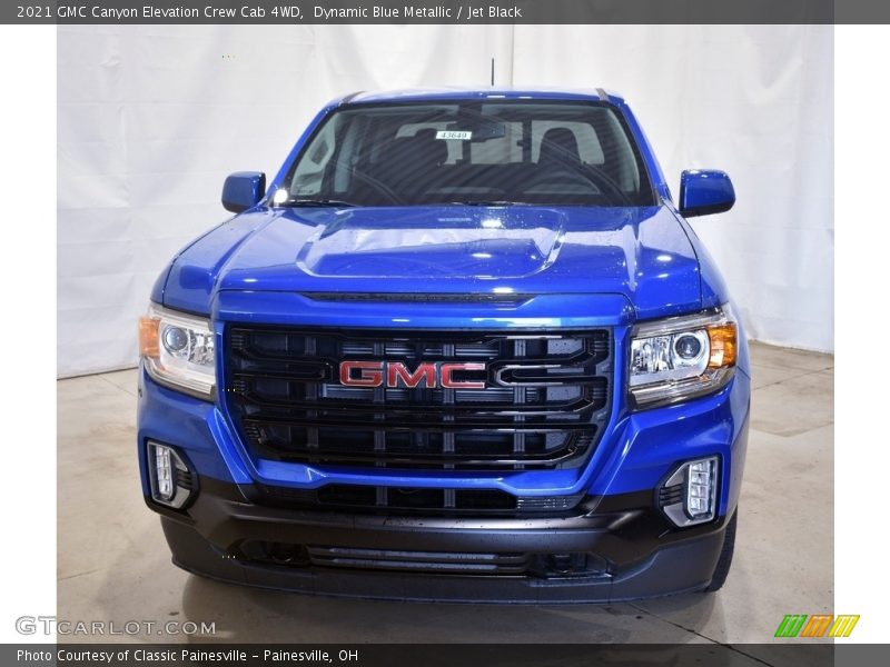 Dynamic Blue Metallic / Jet Black 2021 GMC Canyon Elevation Crew Cab 4WD