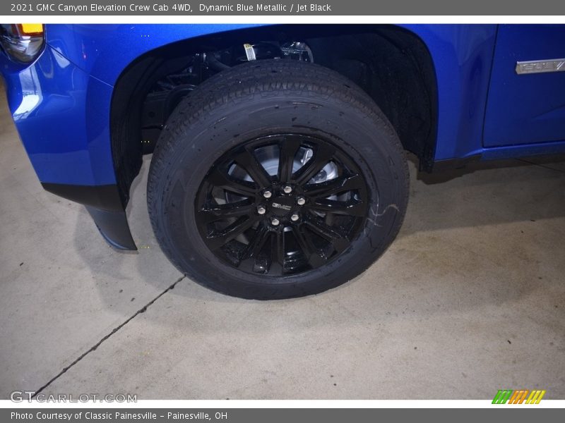 Dynamic Blue Metallic / Jet Black 2021 GMC Canyon Elevation Crew Cab 4WD