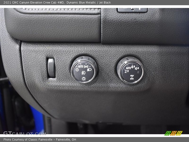 Dynamic Blue Metallic / Jet Black 2021 GMC Canyon Elevation Crew Cab 4WD