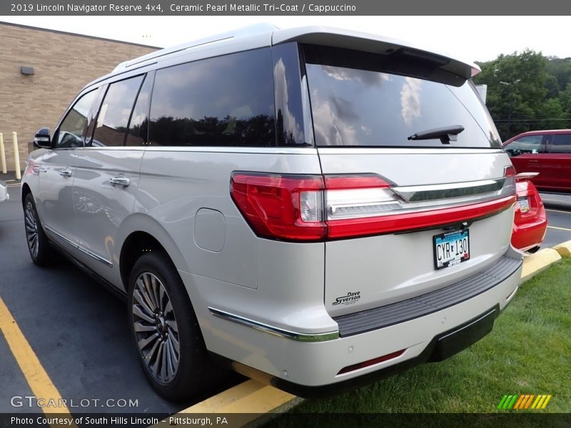 Ceramic Pearl Metallic Tri-Coat / Cappuccino 2019 Lincoln Navigator Reserve 4x4
