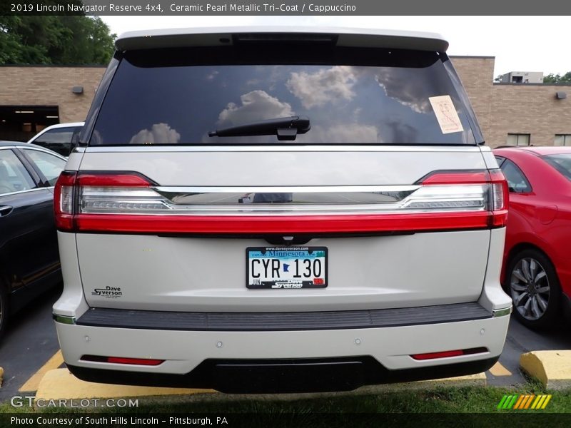 Ceramic Pearl Metallic Tri-Coat / Cappuccino 2019 Lincoln Navigator Reserve 4x4