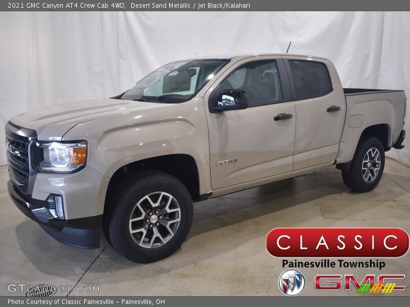 Desert Sand Metallic / Jet Black/Kalahari 2021 GMC Canyon AT4 Crew Cab 4WD