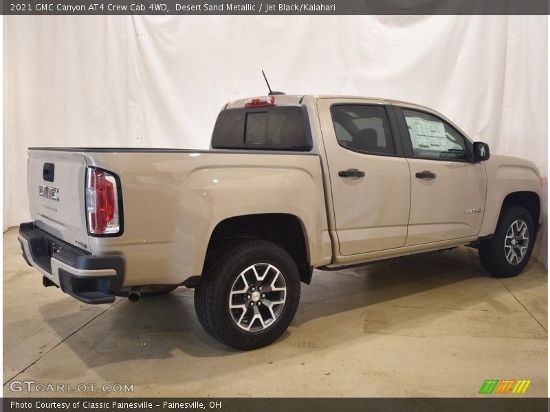 Desert Sand Metallic / Jet Black/Kalahari 2021 GMC Canyon AT4 Crew Cab 4WD