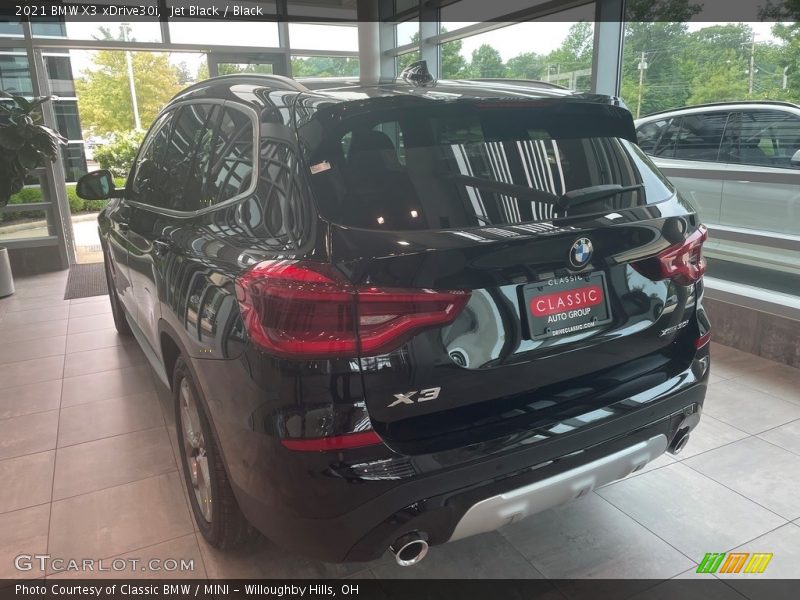Jet Black / Black 2021 BMW X3 xDrive30i