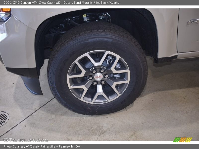 Desert Sand Metallic / Jet Black/Kalahari 2021 GMC Canyon AT4 Crew Cab 4WD