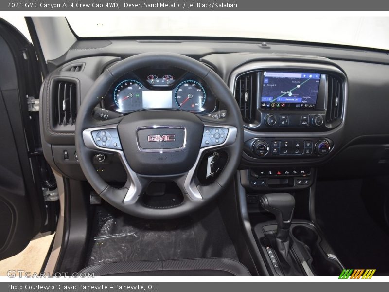 Desert Sand Metallic / Jet Black/Kalahari 2021 GMC Canyon AT4 Crew Cab 4WD