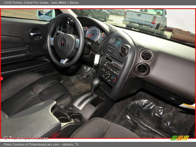 Ivory White / Ebony 2008 Pontiac Grand Prix Sedan