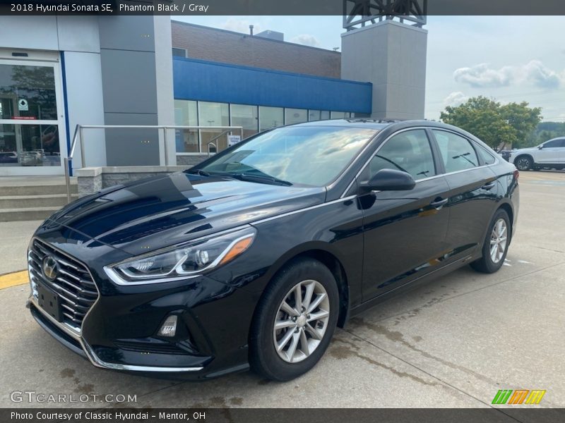 Phantom Black / Gray 2018 Hyundai Sonata SE