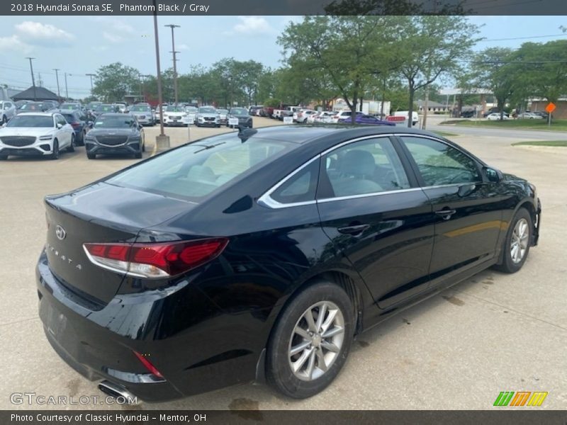 Phantom Black / Gray 2018 Hyundai Sonata SE