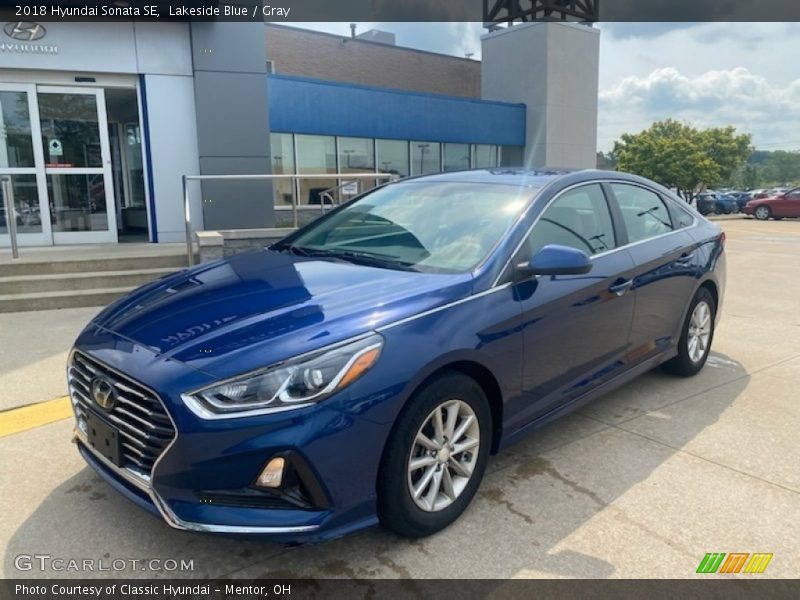 Lakeside Blue / Gray 2018 Hyundai Sonata SE