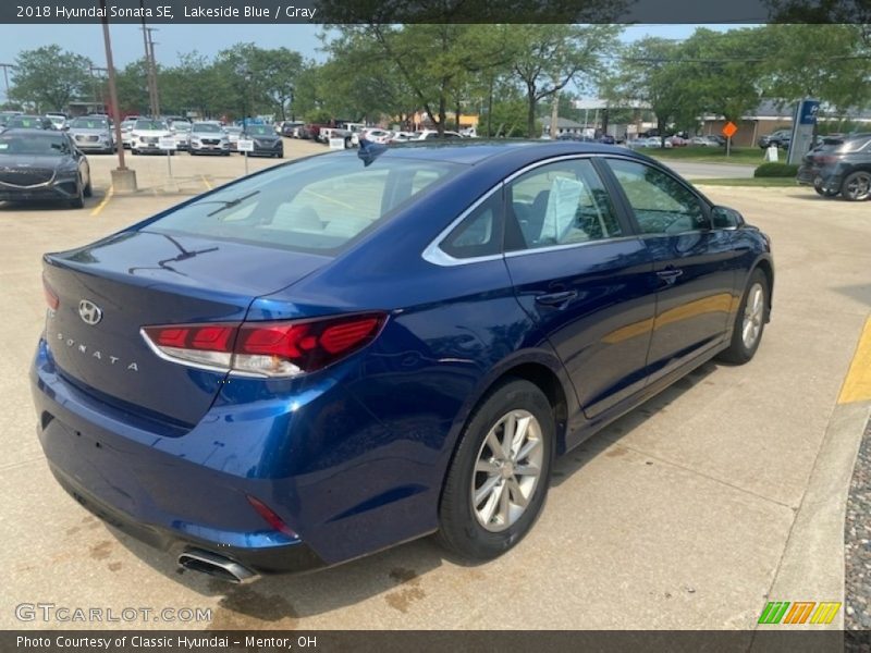 Lakeside Blue / Gray 2018 Hyundai Sonata SE