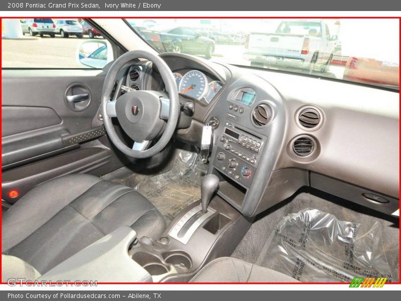 Ivory White / Ebony 2008 Pontiac Grand Prix Sedan