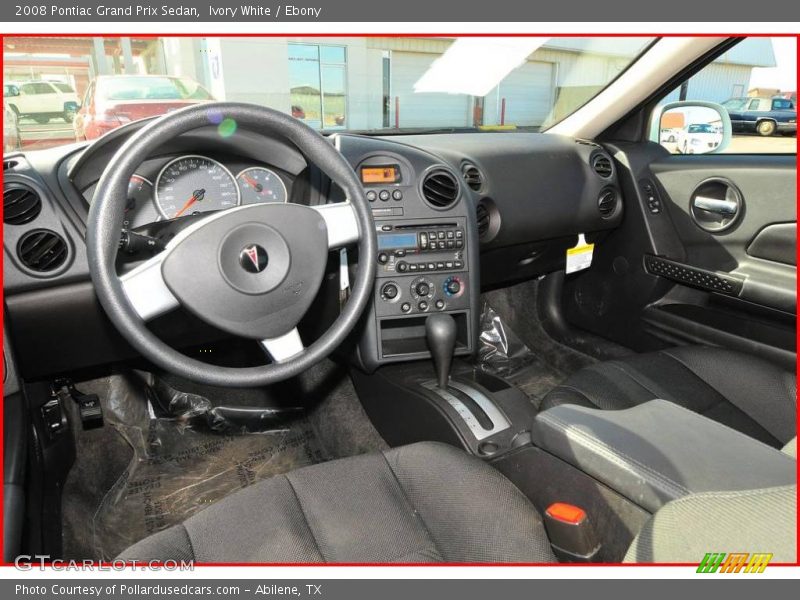 Ivory White / Ebony 2008 Pontiac Grand Prix Sedan