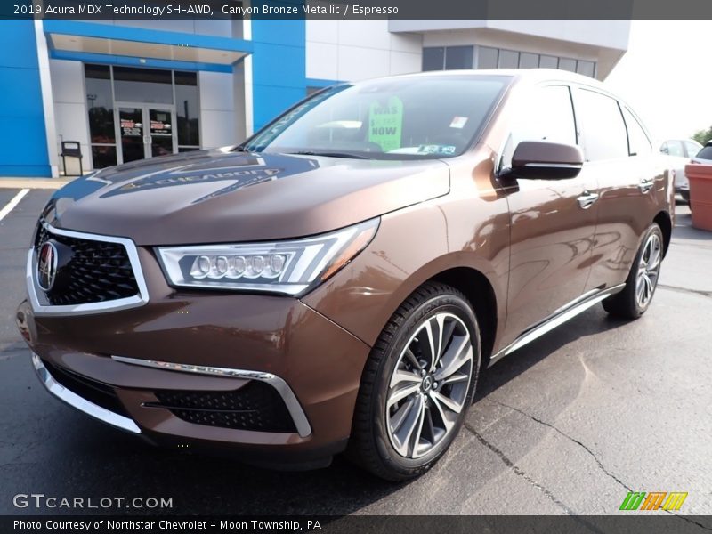 Canyon Bronze Metallic / Espresso 2019 Acura MDX Technology SH-AWD