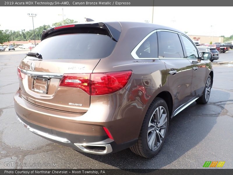 Canyon Bronze Metallic / Espresso 2019 Acura MDX Technology SH-AWD