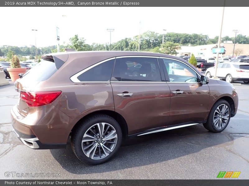 Canyon Bronze Metallic / Espresso 2019 Acura MDX Technology SH-AWD