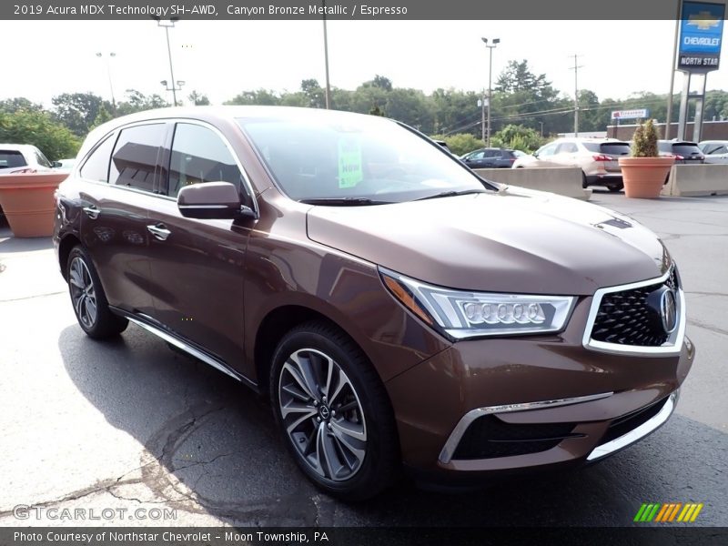 Canyon Bronze Metallic / Espresso 2019 Acura MDX Technology SH-AWD