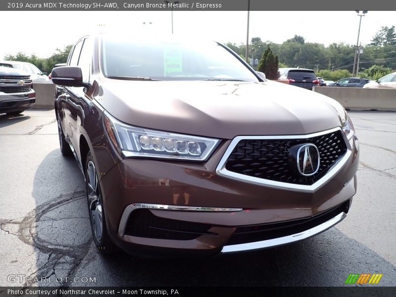 Canyon Bronze Metallic / Espresso 2019 Acura MDX Technology SH-AWD