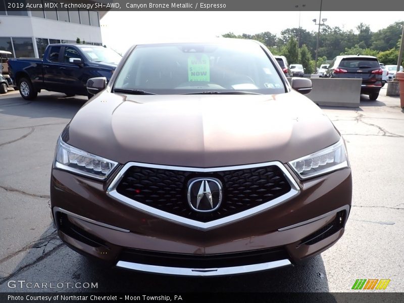 Canyon Bronze Metallic / Espresso 2019 Acura MDX Technology SH-AWD