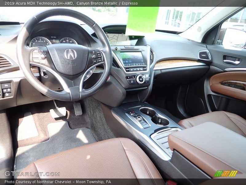 Canyon Bronze Metallic / Espresso 2019 Acura MDX Technology SH-AWD