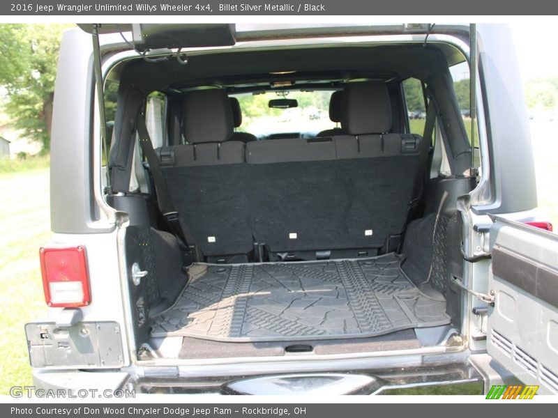 Billet Silver Metallic / Black 2016 Jeep Wrangler Unlimited Willys Wheeler 4x4