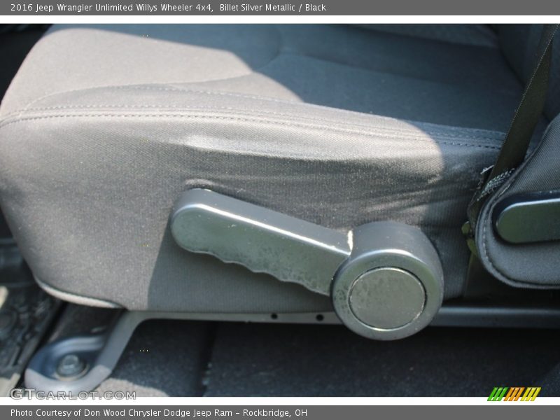 Billet Silver Metallic / Black 2016 Jeep Wrangler Unlimited Willys Wheeler 4x4