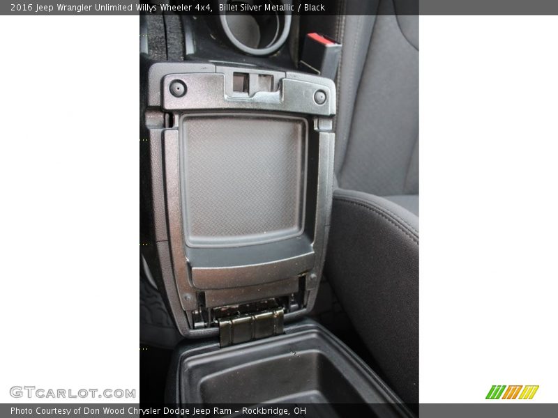 Billet Silver Metallic / Black 2016 Jeep Wrangler Unlimited Willys Wheeler 4x4