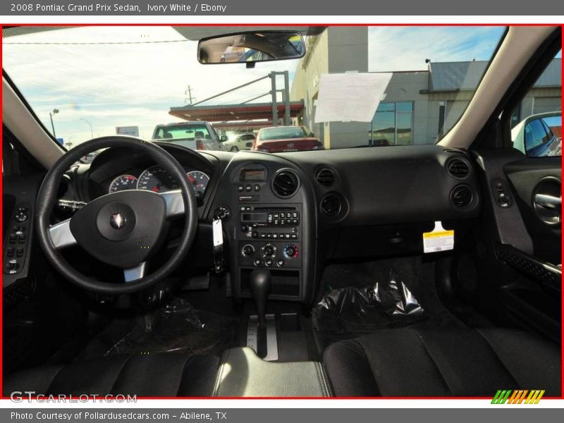 Ivory White / Ebony 2008 Pontiac Grand Prix Sedan