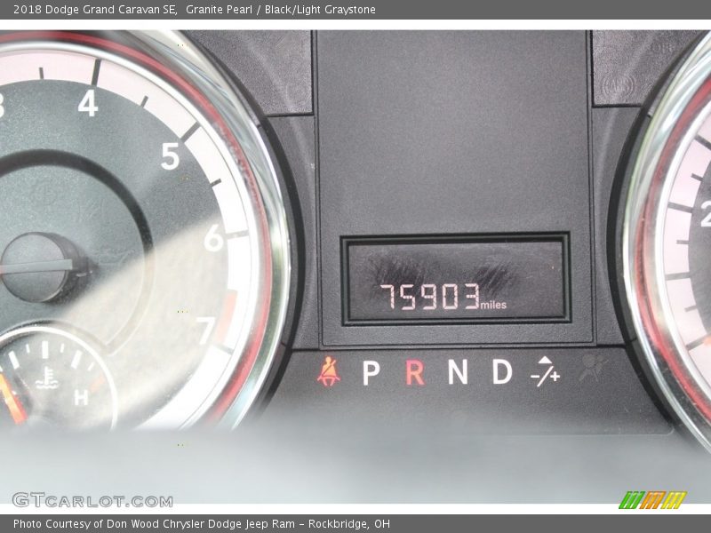 Granite Pearl / Black/Light Graystone 2018 Dodge Grand Caravan SE