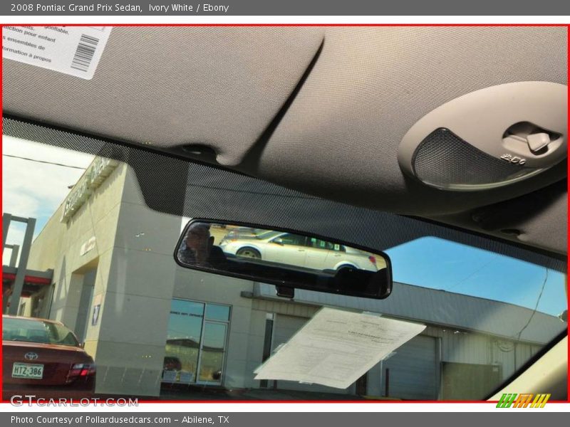 Ivory White / Ebony 2008 Pontiac Grand Prix Sedan