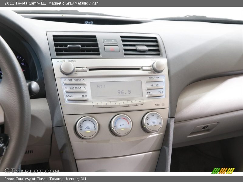 Magnetic Gray Metallic / Ash 2011 Toyota Camry LE
