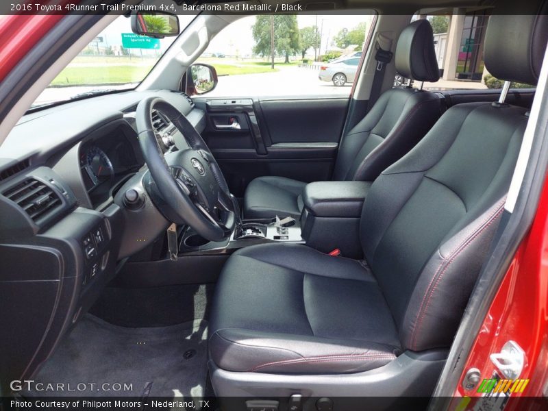 Barcelona Red Metallic / Black 2016 Toyota 4Runner Trail Premium 4x4