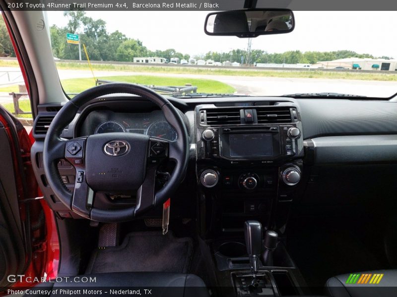 Barcelona Red Metallic / Black 2016 Toyota 4Runner Trail Premium 4x4