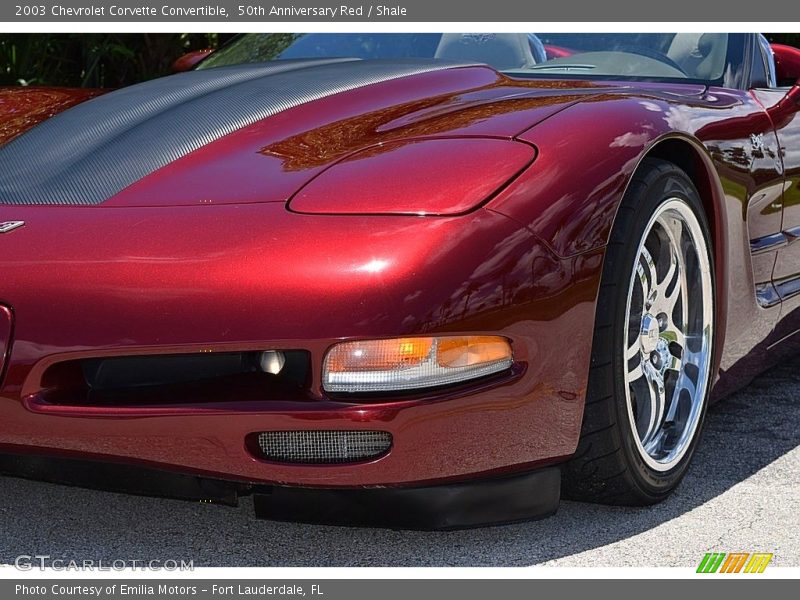 50th Anniversary Red / Shale 2003 Chevrolet Corvette Convertible