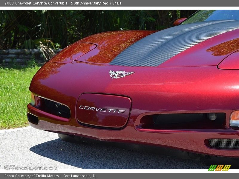 50th Anniversary Red / Shale 2003 Chevrolet Corvette Convertible
