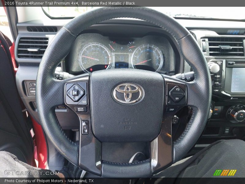 Barcelona Red Metallic / Black 2016 Toyota 4Runner Trail Premium 4x4