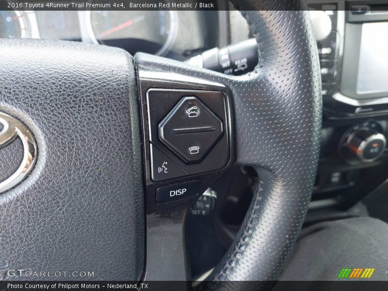 Barcelona Red Metallic / Black 2016 Toyota 4Runner Trail Premium 4x4