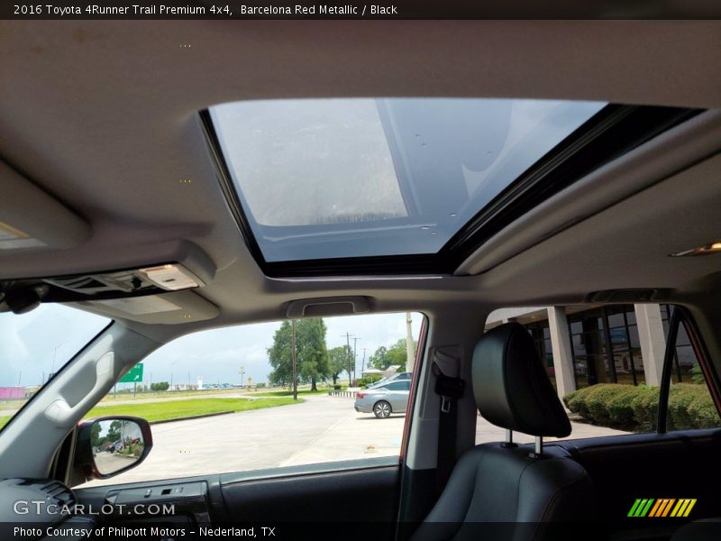 Barcelona Red Metallic / Black 2016 Toyota 4Runner Trail Premium 4x4