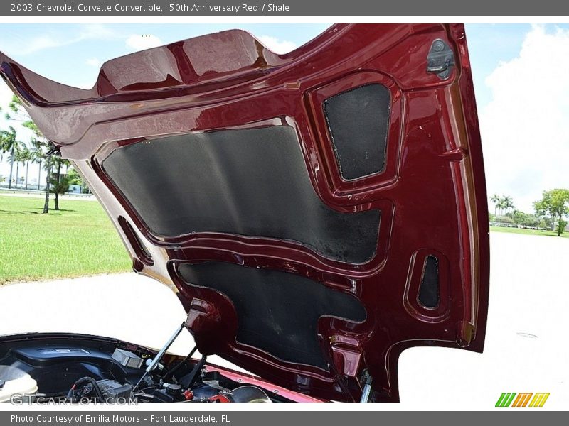 50th Anniversary Red / Shale 2003 Chevrolet Corvette Convertible