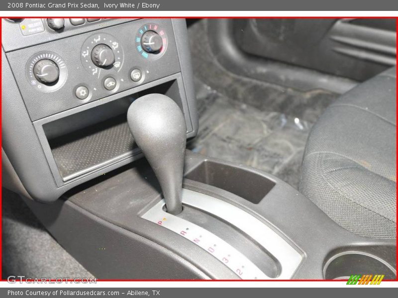 Ivory White / Ebony 2008 Pontiac Grand Prix Sedan
