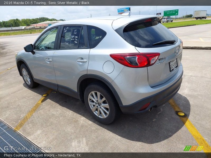 Sonic Silver Metallic / Black 2016 Mazda CX-5 Touring