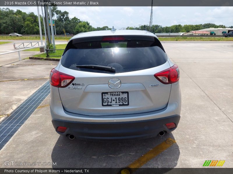 Sonic Silver Metallic / Black 2016 Mazda CX-5 Touring