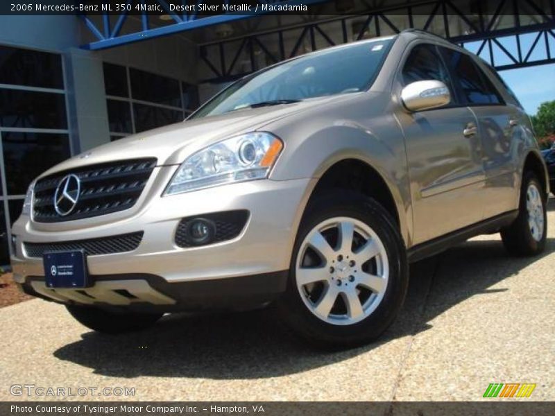 Desert Silver Metallic / Macadamia 2006 Mercedes-Benz ML 350 4Matic
