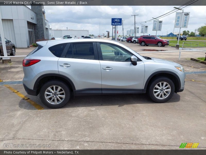 Sonic Silver Metallic / Black 2016 Mazda CX-5 Touring