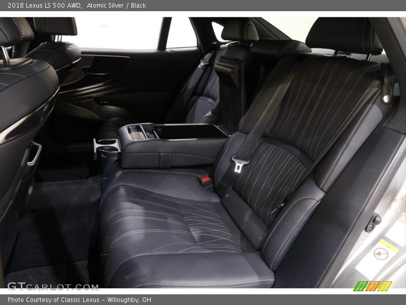 Atomic Silver / Black 2018 Lexus LS 500 AWD