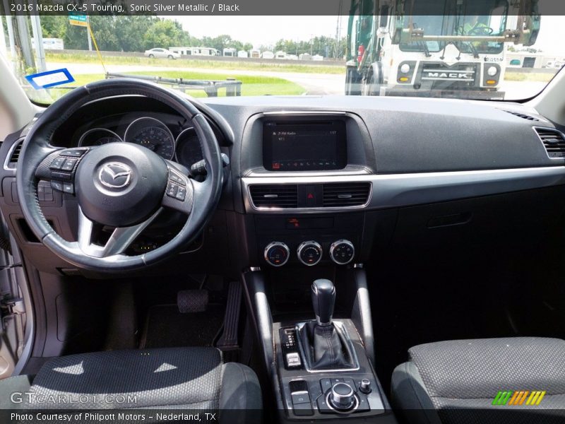 Sonic Silver Metallic / Black 2016 Mazda CX-5 Touring