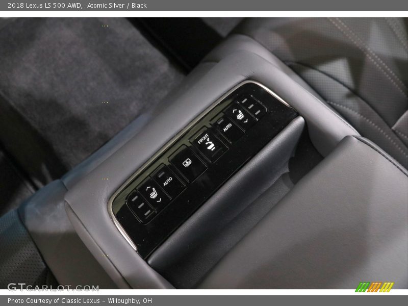 Atomic Silver / Black 2018 Lexus LS 500 AWD