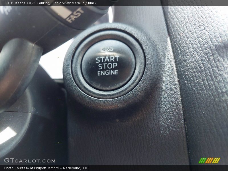 Sonic Silver Metallic / Black 2016 Mazda CX-5 Touring