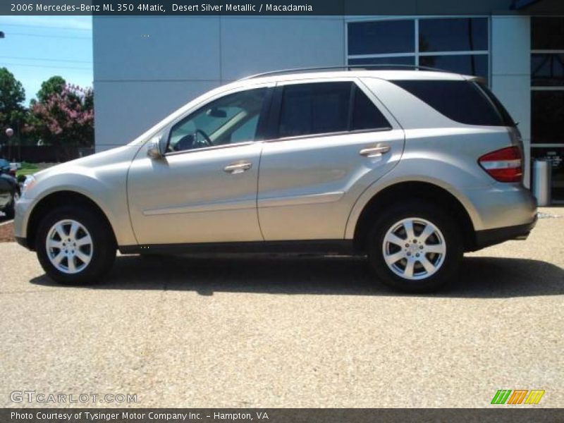 Desert Silver Metallic / Macadamia 2006 Mercedes-Benz ML 350 4Matic